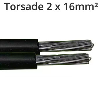  Torsade Alu Aérienne