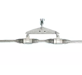 OPGW Double Preformed/Helical Suspension Clamp
